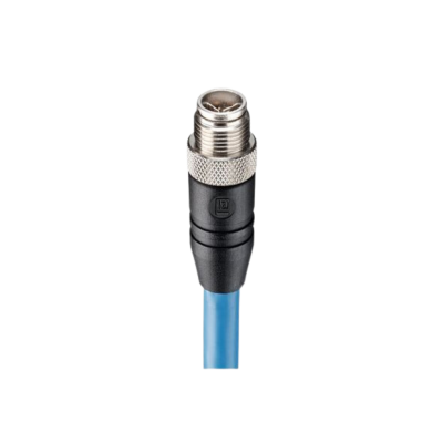 M12 X-code mannelijk Ethernet-gigabit kabelset afgeschermd